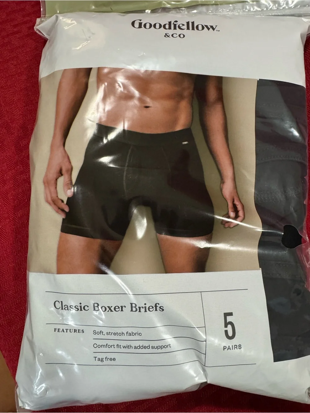 Goodfellow & Co Black Boxer Briefs - 5 Pack